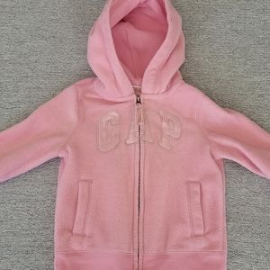 Gap Kids pink hoodie jacket size 6-7